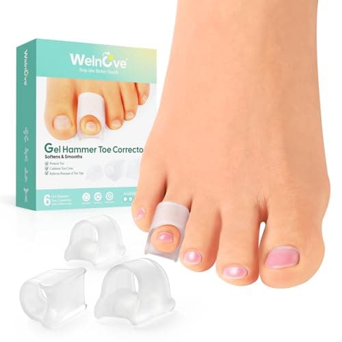 Hammertoe Corrector for Women and Men - Toe Straightener for Curled Toes, Broken Toe, Bunion - 3 Sizes Available — Transparency