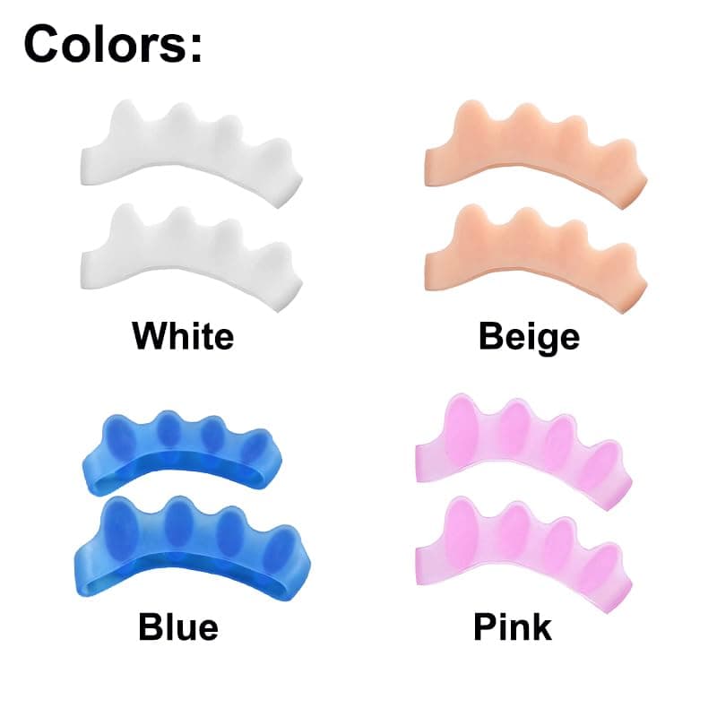 Toe Separators for Improved Alignment and Natural Shape - Ideal for Men and Women