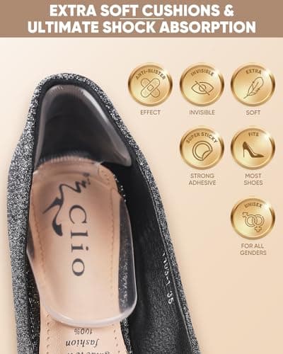 ONUEMP High Heel Pads for Women Men, Comfort Grips & Pain Relief