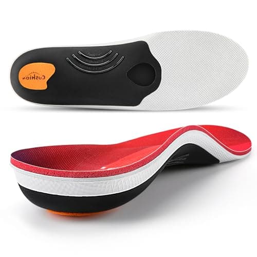 PCSsole Heavy Duty Foot Pain Relief Insoles for Flat Feet, Heel Pain & Pronation Support