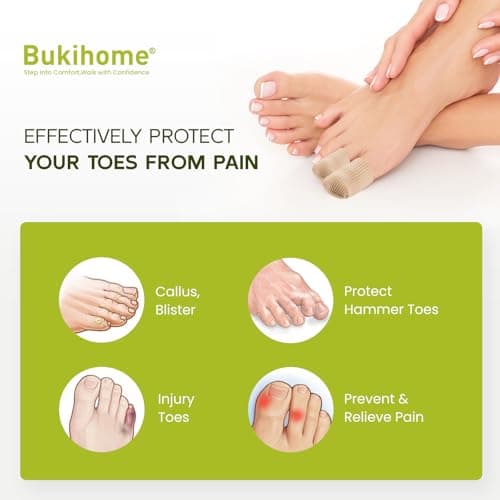 Toe Protectors for Corns, Blisters, and Ingrown Toenails - 8 PCS [Upgrade]