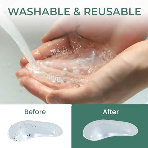 Welnove Gel Arch Support Insoles for Flat Feet - Plantar Fasciitis Pain Relief, Men & Women