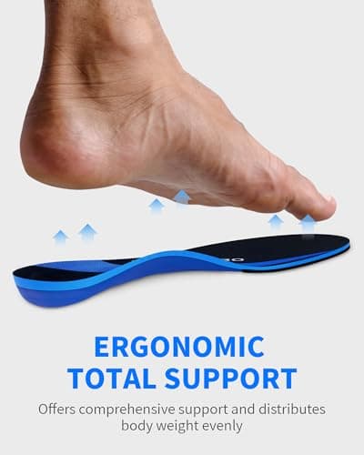 WalkHero Arch Support Inserts for Plantar Fasciitis and Daily Walking