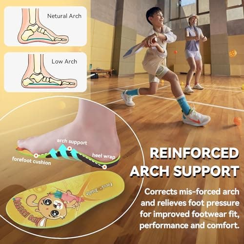 RooRuns High Arch Support Insoles for Plantar Fasciitis Pain Relief