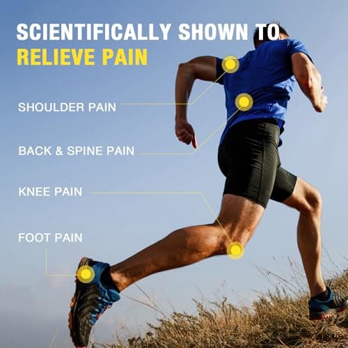 High Arch Plantar Fasciitis Insoles, Gel Cushion, 220+ lbs, Men 7-8.5/Women 8-9.5 Workspace Boots (Blue)
