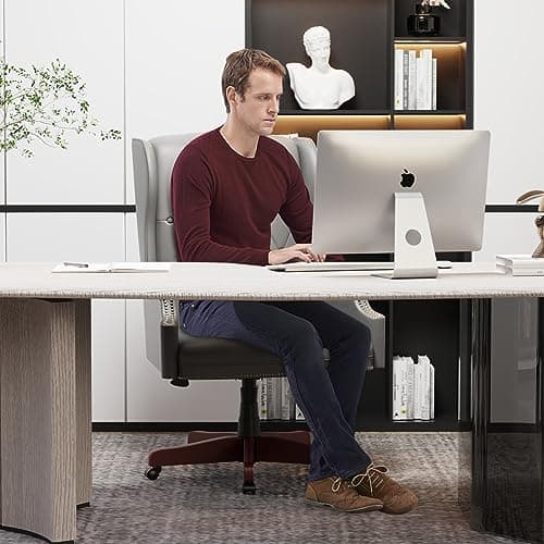 Ergonomic Executive Office Chair - Grey