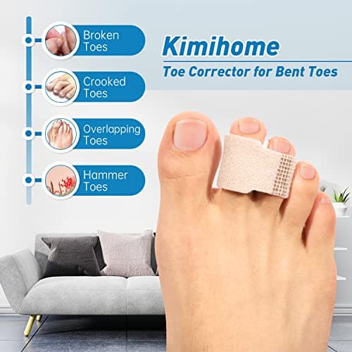 Crooked Toes & Hammer Toes Straightener - 9 Packs Toe Splints