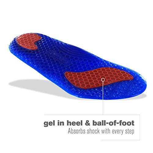 Airplus Gel Orthotics for Men and Women, Fits Any Shoe, Supports Heel, Arch & Ball