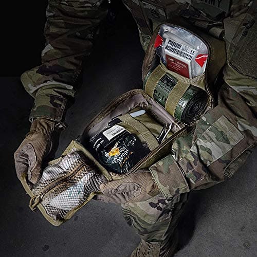 EVERLIT CAT GEN-7 Tourniquet & Splint IFAK for Critical Wounds (Camouflage)