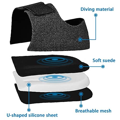 Heel Protectors for Foot Pain Relief - 2PCS Silicone Cushions for Plantar Fasciitis