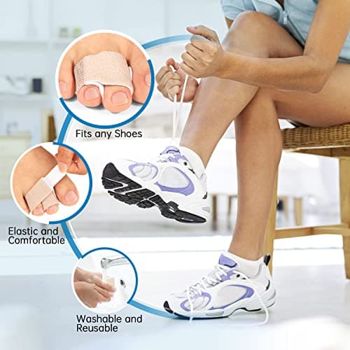Crooked Toes & Hammer Toes Straightener - 9 Packs Toe Splints