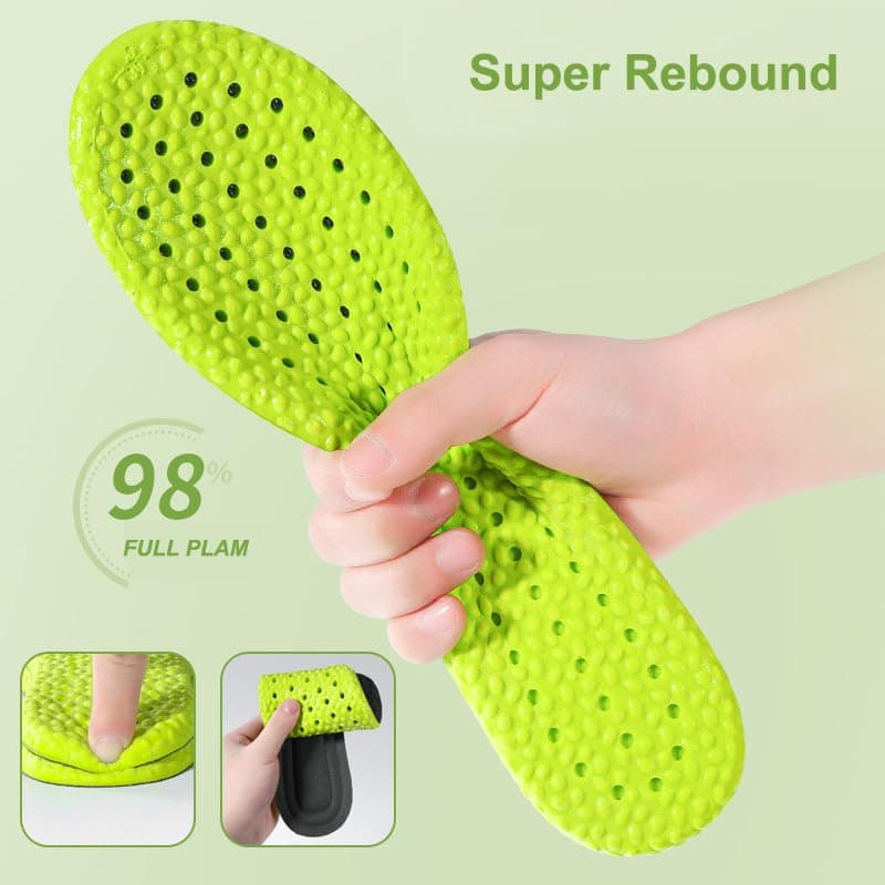 Shock-Absorbing Mugwort Deodorizing Sports Insoles (43-44)