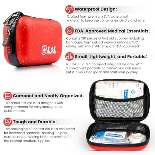 Mini First Aid Kit for Home and Travel