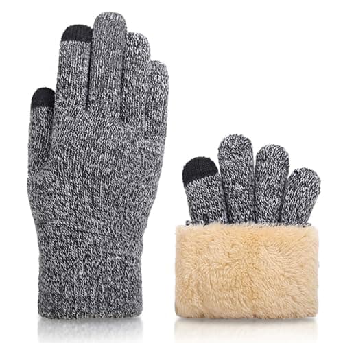 Thermal Gloves for Men and Women: Touchscreen-Compatible for Running, Driving, and Hiking