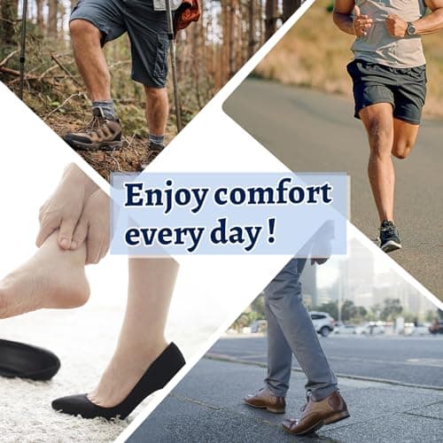 Silicone Gel Heel Cups for Plantar Fasciitis and Heel Pain