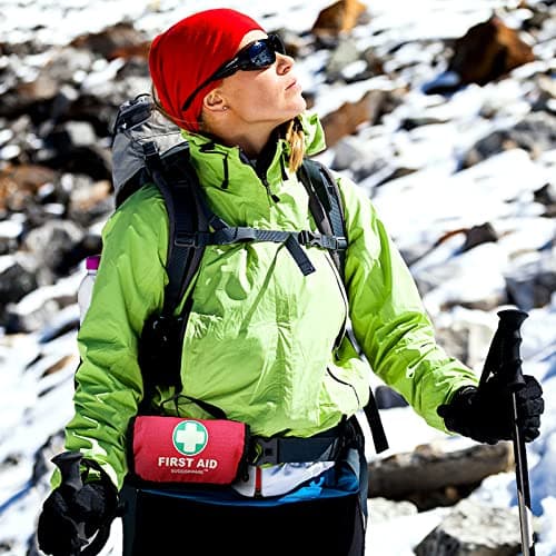 Small 100-Piece First Aid Kit for Home, Camping, and Outdoors