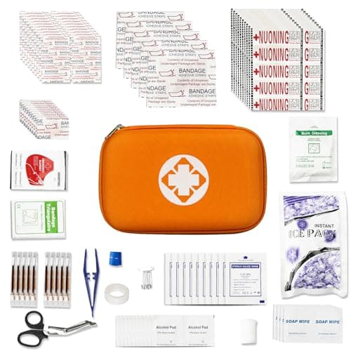 Emergency Survival Kit 275pcs Home Travel Hiking Camping Essentials — 277Pcs-Orange