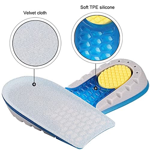RooRuns Instant Height Boost Insoles - Discreet 1-3cm Lift