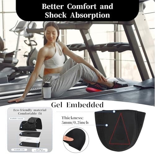 Heel Pain Relief Gel Cushions for Women, Size 5-8