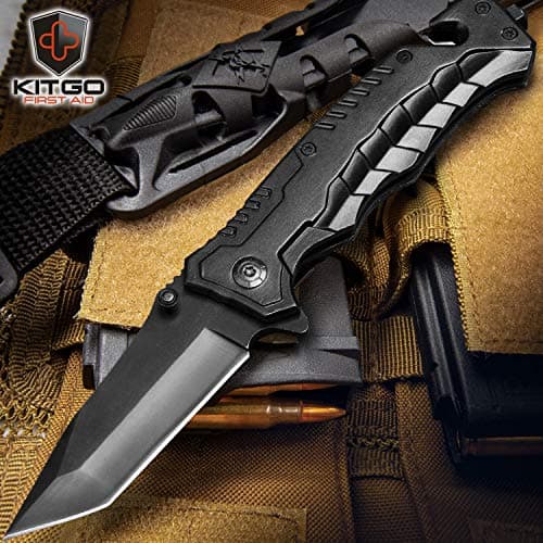 Kitgo Khaki Emergency Tourniquet Survival Kit for Outdoor Adventures