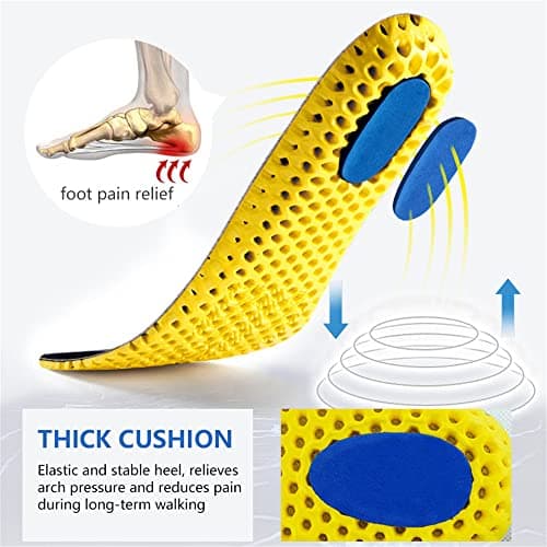 XINIFOOT Breathable Honeycomb Shock Absorbing Insoles for Women's Shoes Ad245