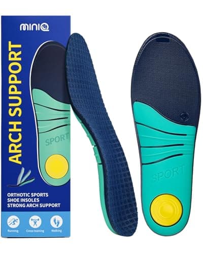Plantar Fasciitis Relief Inserts, TPU Arch Support for Men & Women (Size S)