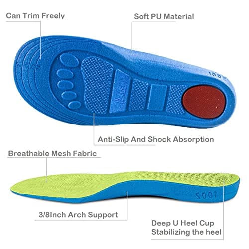 Kids Comfort Insoles for Arch Support and Relief
