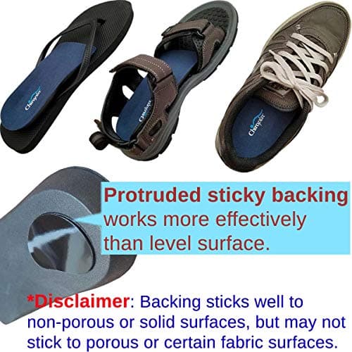 Chiroplax 3/4 Length Orthotic Insoles for Flat Feet and Over-Pronation