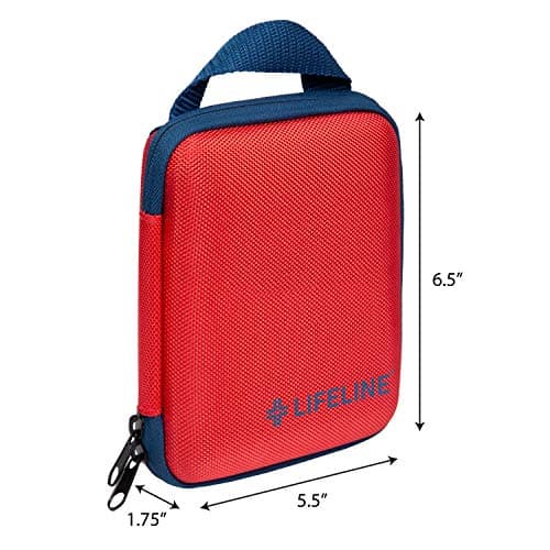 LIFELINE 53-Piece First Aid Kit - Compact for Camping, Hiking & More