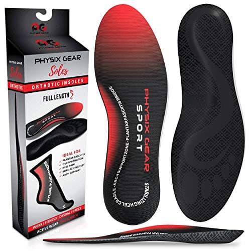 Physix Gear Plantar Fasciitis Insoles - XS