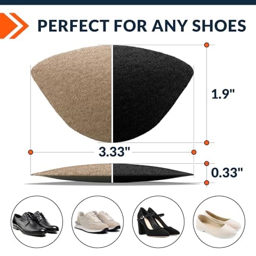 Fixic Self-Adhesive Arch Support Inserts - Flat Feet Corrector - 2 Pairs Set