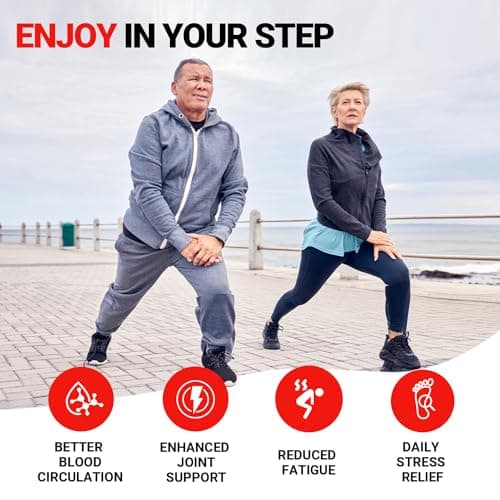 PCSsole Arch Support Insoles for Flat Feet, Feet Pain, Plantar Fasciitis Red