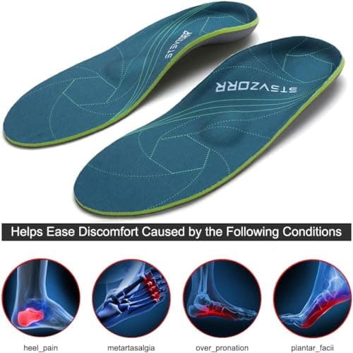 High Arch Support Metatarsal Pad for Plantar Fasciitis Pain Relief Insoles