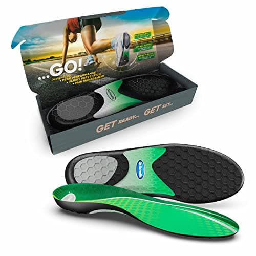 Dr. Scholl's Performance Running Insoles for Men & Women - Prevent Plantar Fasciitis, Shin Splints & Runner's Knee