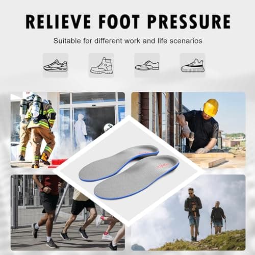 Orthotic Insoles for Arch Support and Foot Pain: Plantar Fasciitis, Flat Feet & More