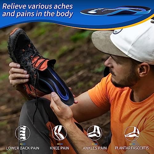Plantar Fasciitis Insoles, Arch Support for Flat Feet, High Arch, and Foot Pain Relief