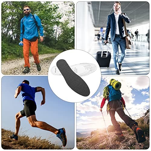 Sibba Breathable Memory Foam Shoe Insoles, Cut to Size for Men Women Sports Running Size 36-46