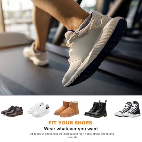 Heavy Duty Plantar Fasciitis Insoles, Arch Support for Standing & Walking - L