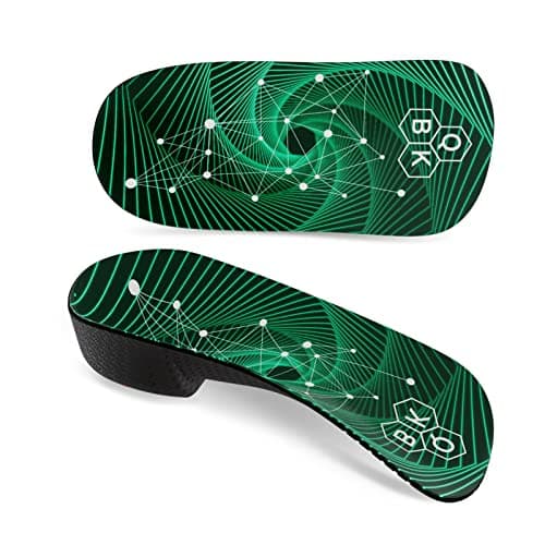 High Arch Support Insoles for Plantar Fasciitis, Flat Feet, Over-Pronation,XL — Green