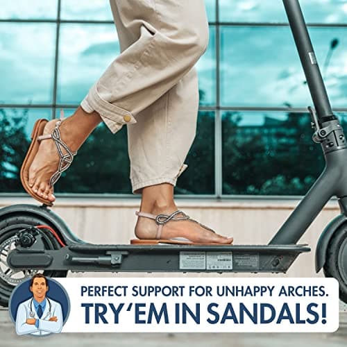 High Arch Support Insoles for Plantar Fasciitis - 6Pcs - Best for Flat Feet Relief