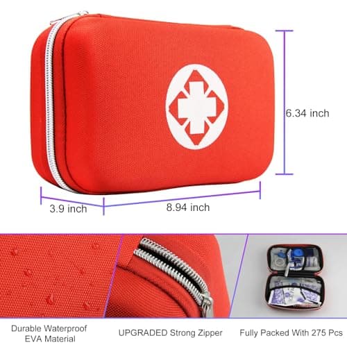 Emergency Survival Kit 275pcs Home Travel Hiking Camping Essentials