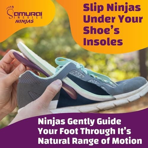 Plantar Fasciitis Relief Insoles for Ninjas - Podiatrist Designed, Made in the USA