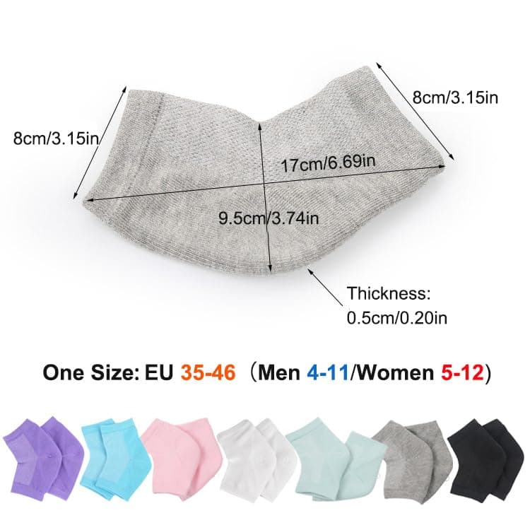 RooRuns Comfortable 2Pcs Gel Compression Sleeve for Haglund's Bump, Achilles Tendonitis & Bursitis Protection - One Size