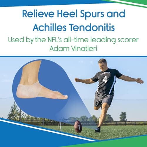 Silicone Heel Protectors (2 Pairs) - Gel Guard for Women and Men - Soft Cushion Support for Foot Issues