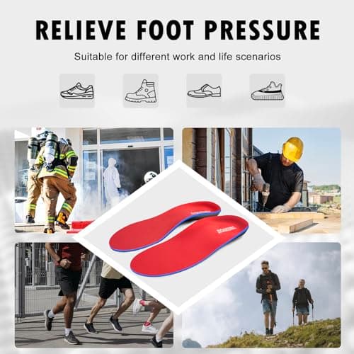 Orthotic Insoles for Plantar Fasciitis, Flat Feet, and Heel Spurs