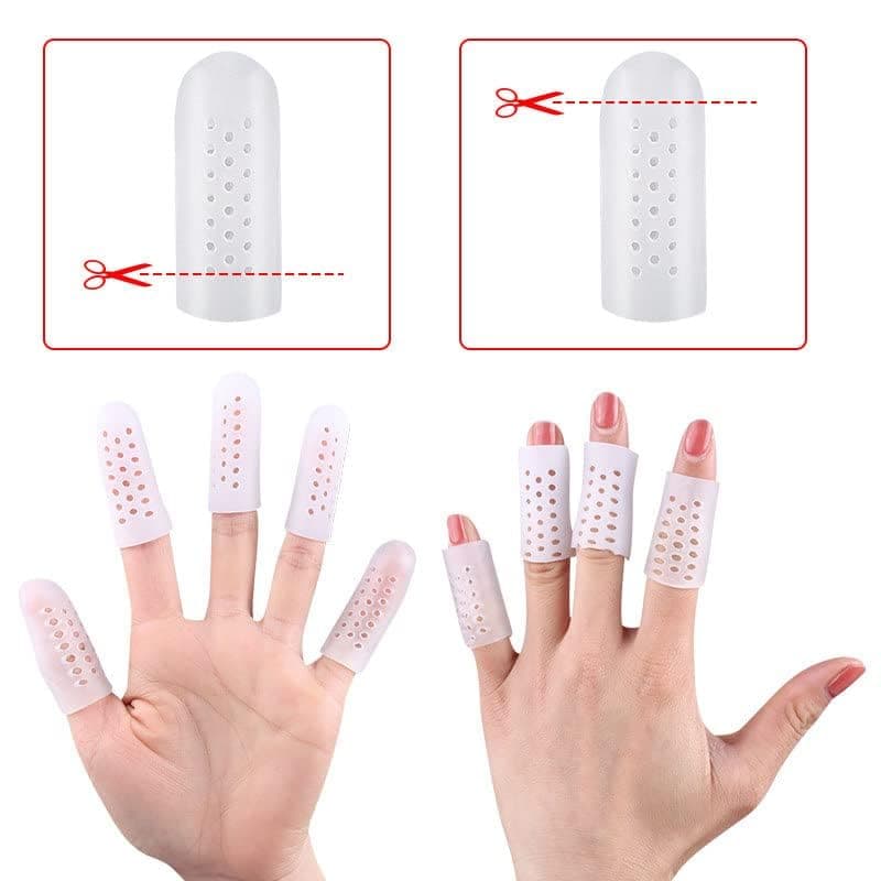 RooRuns White Toe Protector - 6 Pairs