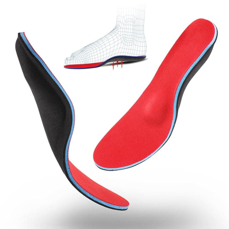 Flat Feet Arch Support Insoles for Red S