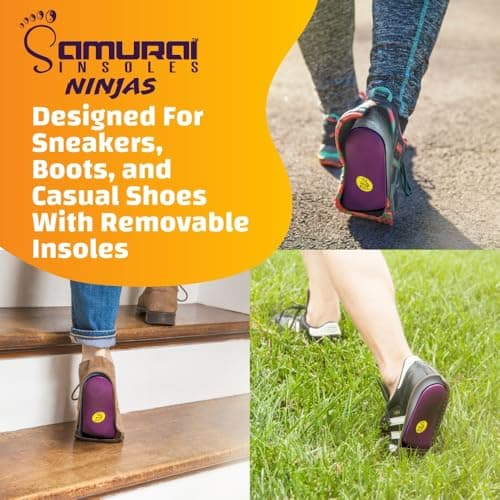 Plantar Fasciitis Relief Insoles for Ninjas - Podiatrist Designed, Made in the USA