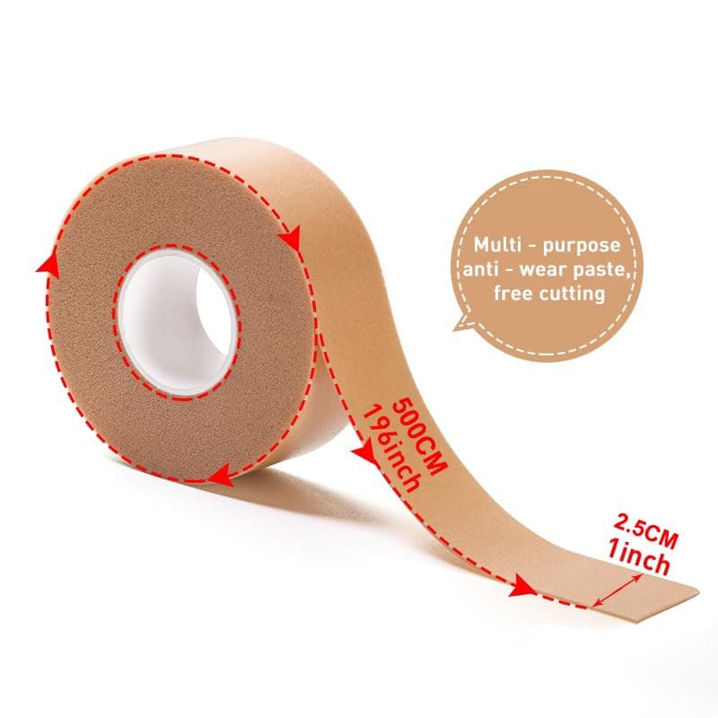 RooRuns Anti-Slip Heel Cushion Pads for Loose Shoes, Heel Pain Relief and Tight Fit