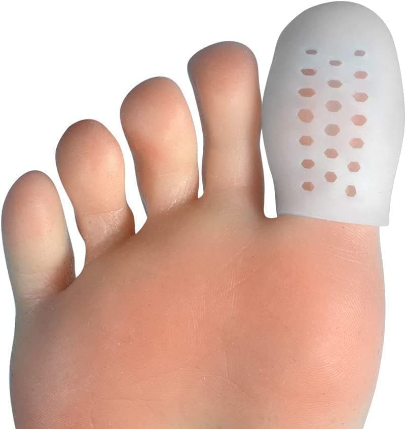 Toe Cap Protectors: 10 Pcs Breathable Sleeves for Toe Relief